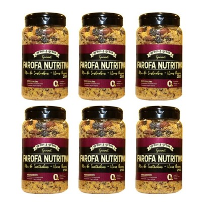 Farofa Nutritiva Mix de Castanhas + Uvas Passas